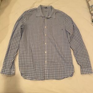 7 for all Mankind plaid button down shirt